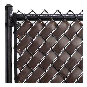 + FENPRO Chain Link Fence Privacy Tape 90% Blockage Chocolate Brown 250 ft. NEW